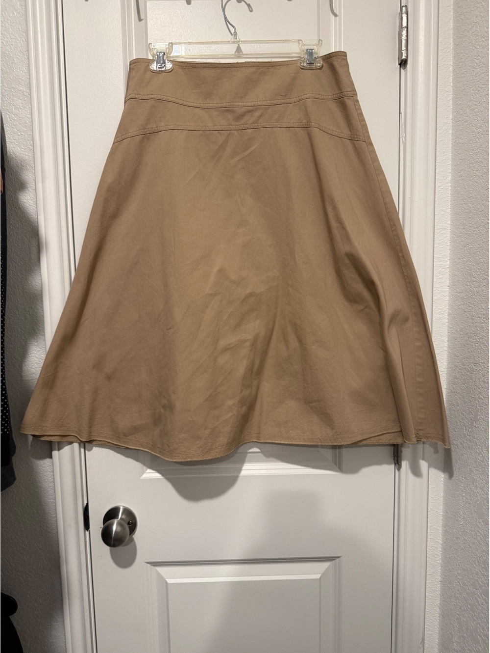 Cato Women's Khaki A-Line Skirt Size 8